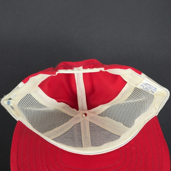 Vintage Mickey Mouse Disney Snapback Hat Cap Blue Red - Picture 6 of 7